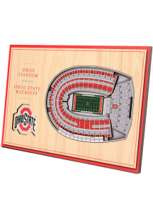 Ohio State Buckeyes 3D Desktop Stadium View Red Desk Accessory