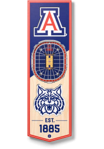 Arizona Wildcats 6x19 inch 3D Stadium Banner