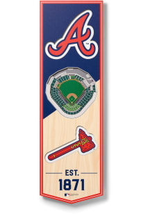 Atlanta Braves 6x19 inch 3D Stadium Banner