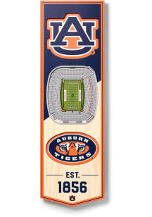 Auburn Tigers 6x19 inch 3D Stadium Banner