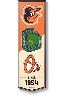 Baltimore Orioles 6x19 inch 3D Stadium Banner