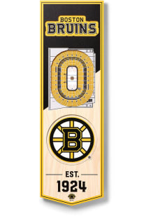 Boston Bruins 6x19 inch 3D Stadium Banner