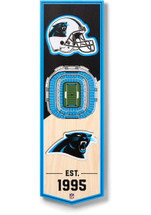 Carolina Panthers 6x19 inch 3D Stadium Banner