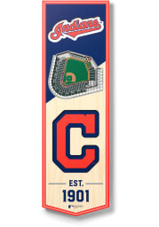 Cleveland Indians 6x19 inch 3D Stadium Banner