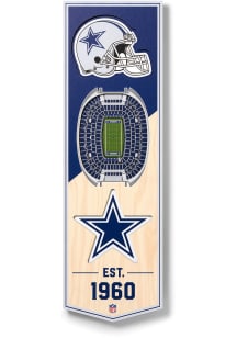 Dallas Cowboys 6x19 inch 3D Stadium Banner