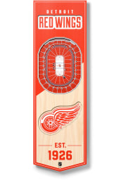 Detroit Red Wings 6x19 inch 3D Stadium Banner