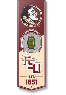 Florida State Seminoles 6x19 inch 3D Stadium Banner