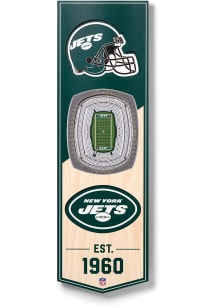 New York Jets 6x19 inch 3D Stadium Banner