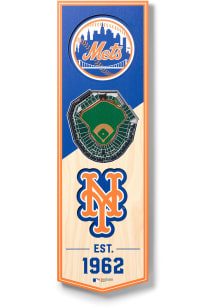 New York Mets 6x19 inch 3D Stadium Banner