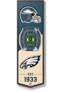 Philadelphia Eagles 6x19 inch 3D Stadium Banner