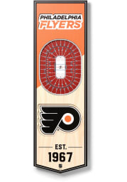 Philadelphia Flyers 6x19 inch 3D Stadium Banner