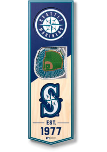 Seattle Mariners 6x19 inch 3D Stadium Banner
