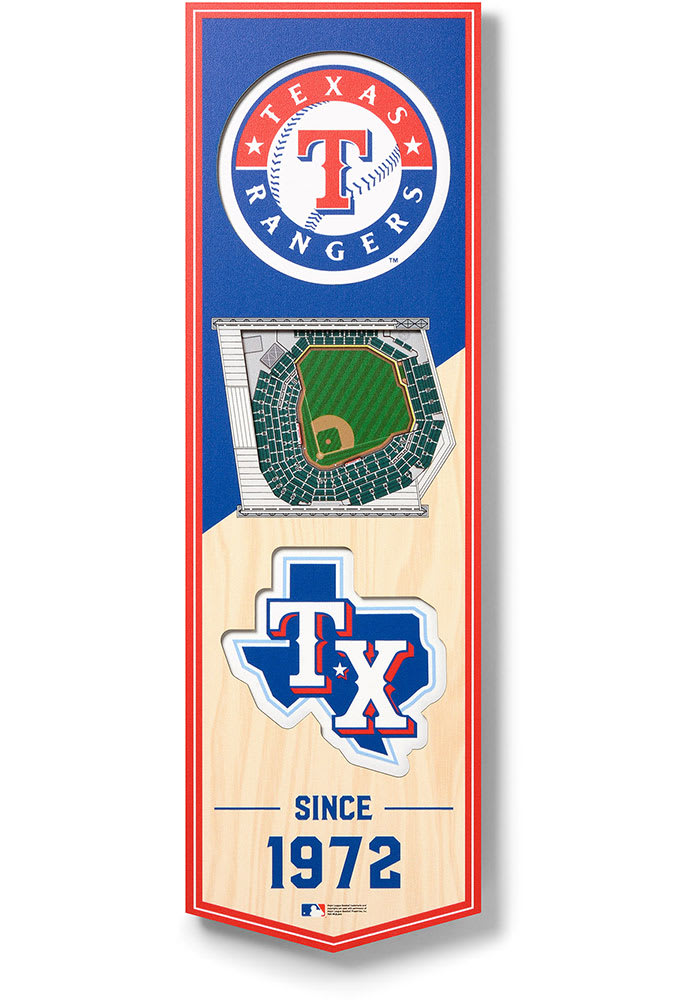 Texas Rangers Holiday Sweater Starter Mat 19x30