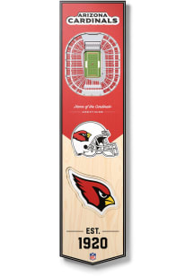 Arizona Cardinals 8x32 inch 3D Stadium Banner