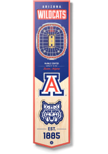 Arizona Wildcats 8x32 inch 3D Stadium Banner