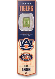 Auburn Tigers 8x32 inch 3D Stadium Banner