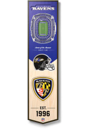 Baltimore Ravens 8x32 inch 3D Stadium Banner