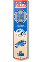 Buffalo Bills 8x32 inch 3D Stadium Banner