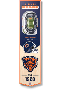 Chicago Bears 8x32 inch 3D Stadium Banner