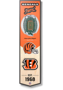 Cincinnati Bengals 8x32 inch 3D Stadium Banner