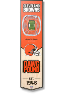 Cleveland Browns 8x32 inch 3D Stadium Banner