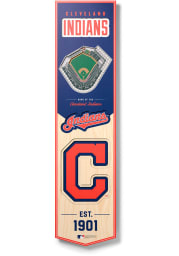 Cleveland Indians 8x32 inch 3D Stadium Banner