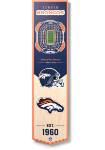 Denver Broncos 8x32 inch 3D Stadium Banner