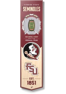 Florida State Seminoles 8x32 inch 3D Stadium Banner