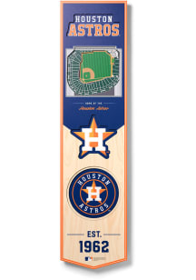 Houston Astros 8x32 inch 3D Stadium Banner