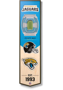 Jacksonville Jaguars 8x32 inch 3D Stadium Banner
