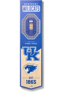 Kentucky Wildcats 8x32 inch 3D Stadium Banner