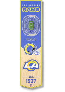 Los Angeles Rams 8x32 inch 3D Stadium Banner