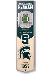Michigan State Spartans 8x32 inch 3D Stadium Banner
