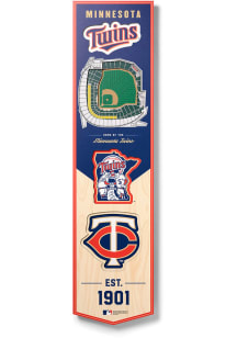 Minnesota Twins 8x32 inch 3D Stadium Banner