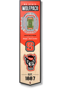 NC State Wolfpack 8x32 inch 3D Stadium Banner