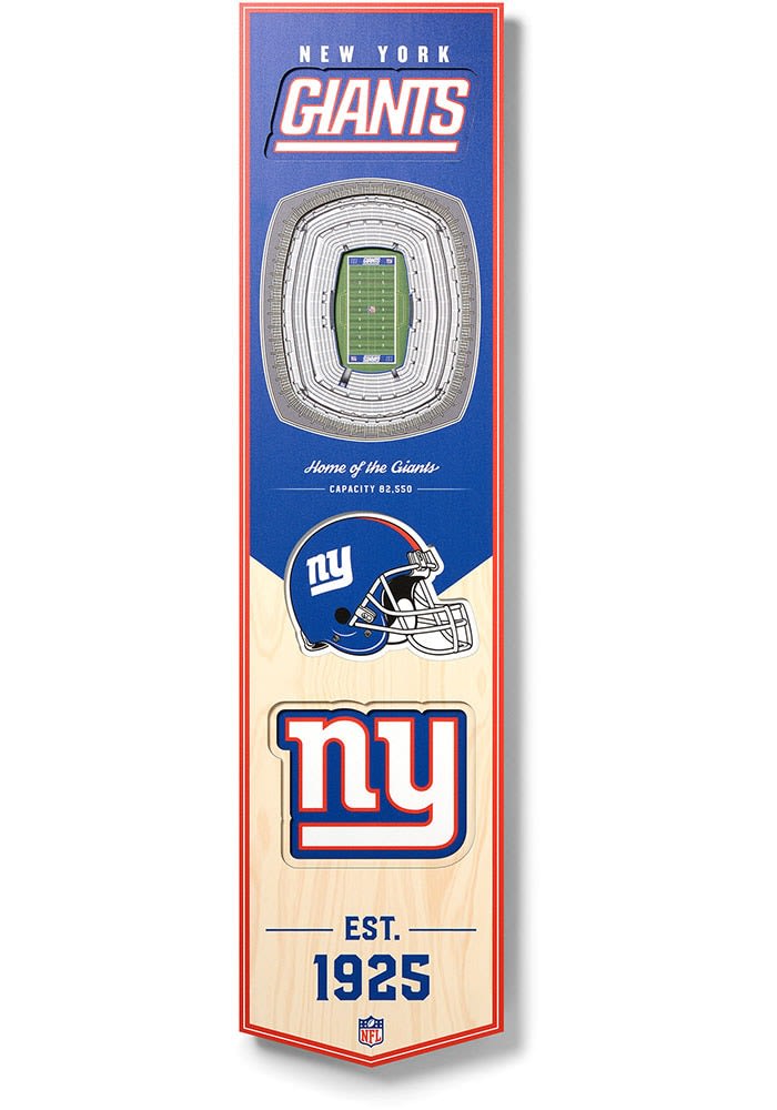 New York Giants 25 Layer Lighted StadiumView End Table