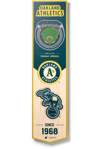 Oakland Athletics 8x32 inch 3D Stadium Banner
