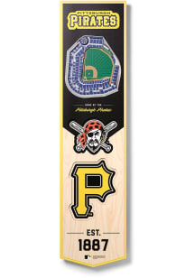 Pittsburgh Pirates 8x32 inch 3D Stadium Banner