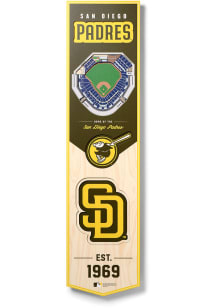 San Diego Padres 8x32 inch 3D Stadium Banner