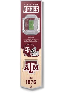 Texas A&amp;M Aggies 8x32 inch 3D Stadium Banner