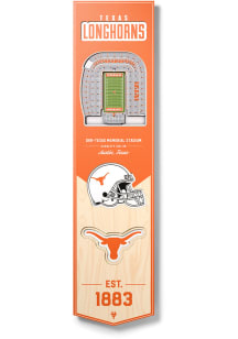 Texas Longhorns 8x32 inch 3D Stadium Banner
