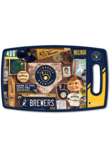 Milwaukee Brewers Retro Cutting Board