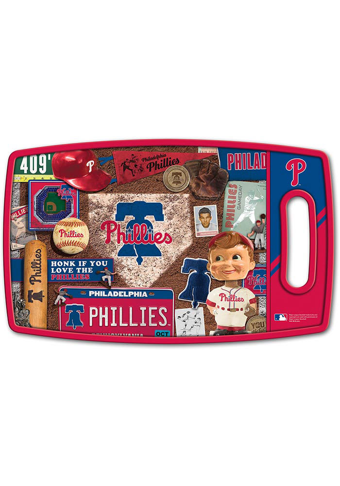 Philadelphia Phillies Retro Cutting Board