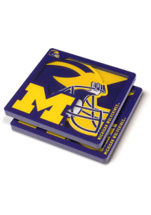 Michigan Wolverines 3D Coaster