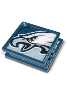 Philadelphia Eagles 3D Logo Series 2 Pack Coaster