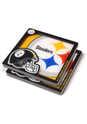 Pittsburgh Steelers 3D Logo Series 2 Pack Coaster