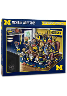 Michigan Wolverines Purebred Fans 500 Piece Puzzle