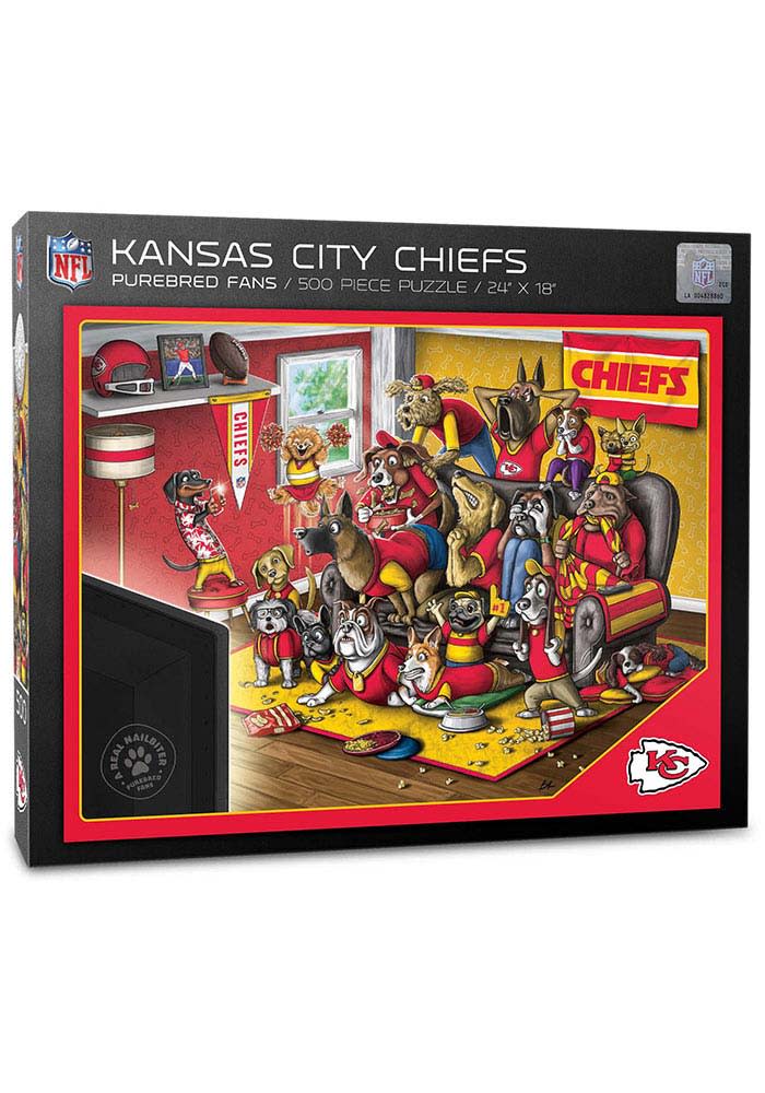 Kansas City Chiefs Purebred Fans 500 Piece Puzzle