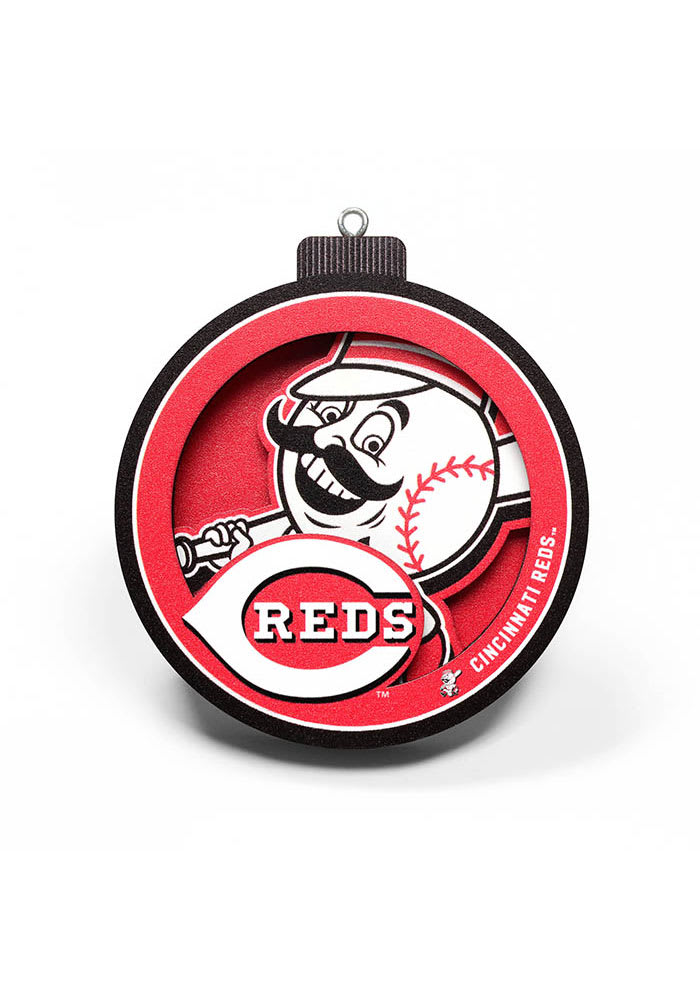 Cincinnati Reds 3D Logo Series Ornament