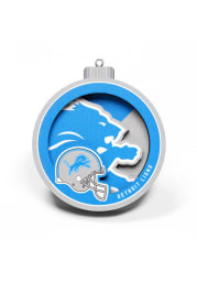 Detroit Lions 3D Logo Series Ornament
